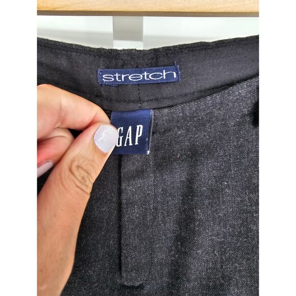 Gap Women's Gray Mid Rise Pull On Hook Closer Casual Stretch Pant Size 0R - Picture 3 of 5